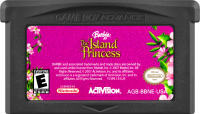 Barbie as the Island Princess GameBoy Advance US box art